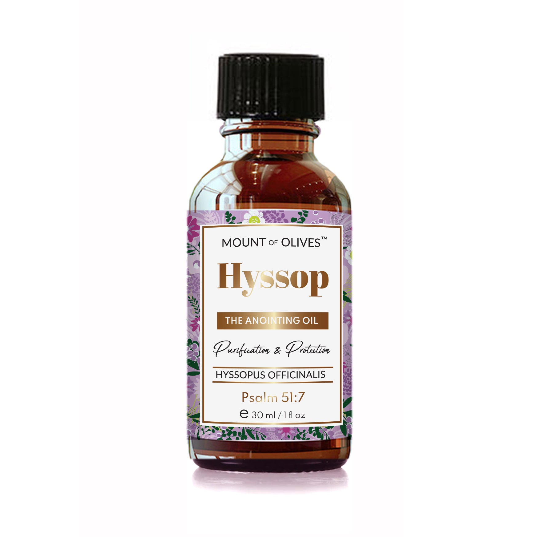 Hyssop Anointing Oil With Cosmeceuticals Derived from Biblical Botanicals