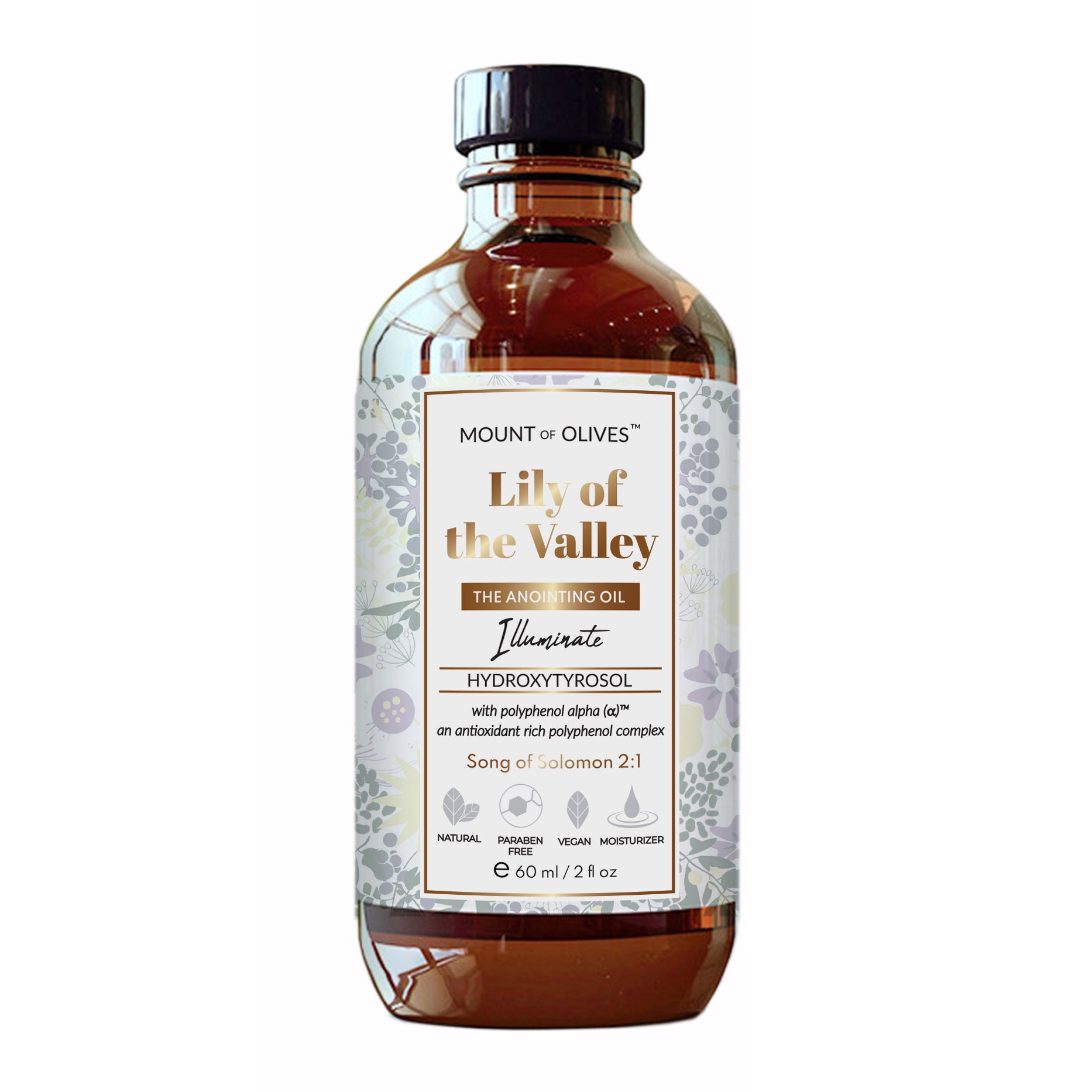 Lily of the Valley Anointing Oil With Cosmeceuticals Derived from Biblical Botanicals