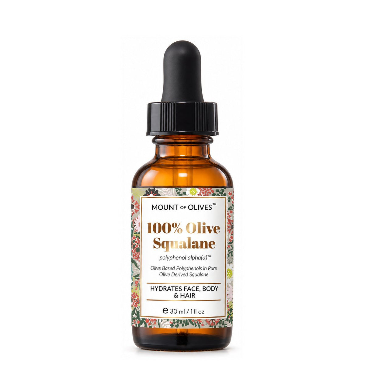 Mount of Olives 100% Squalane Oil, 1 fl oz bottle