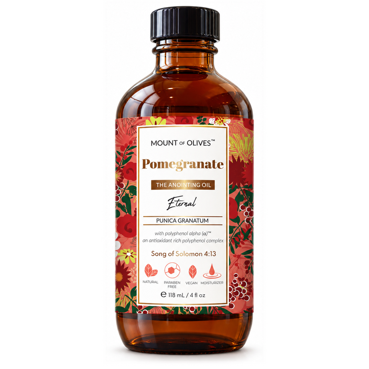 Mount of Olives Pomegranate Anointing Oil, 4 fl oz bottle
