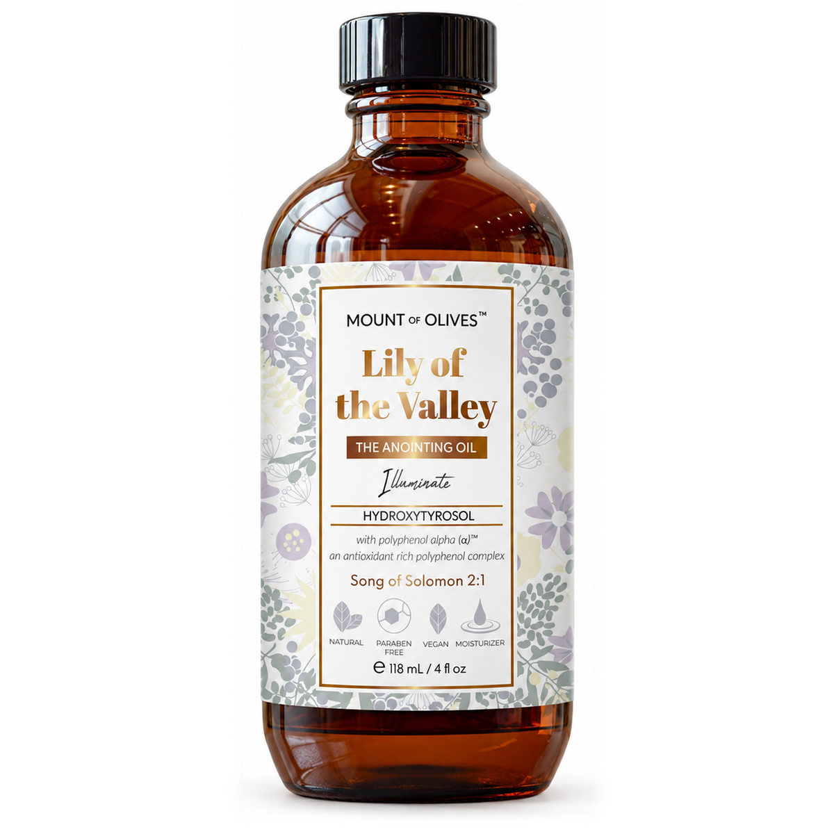 Mount of Olives Lily of the Valley Anointing Oil, 4 fl oz bottle