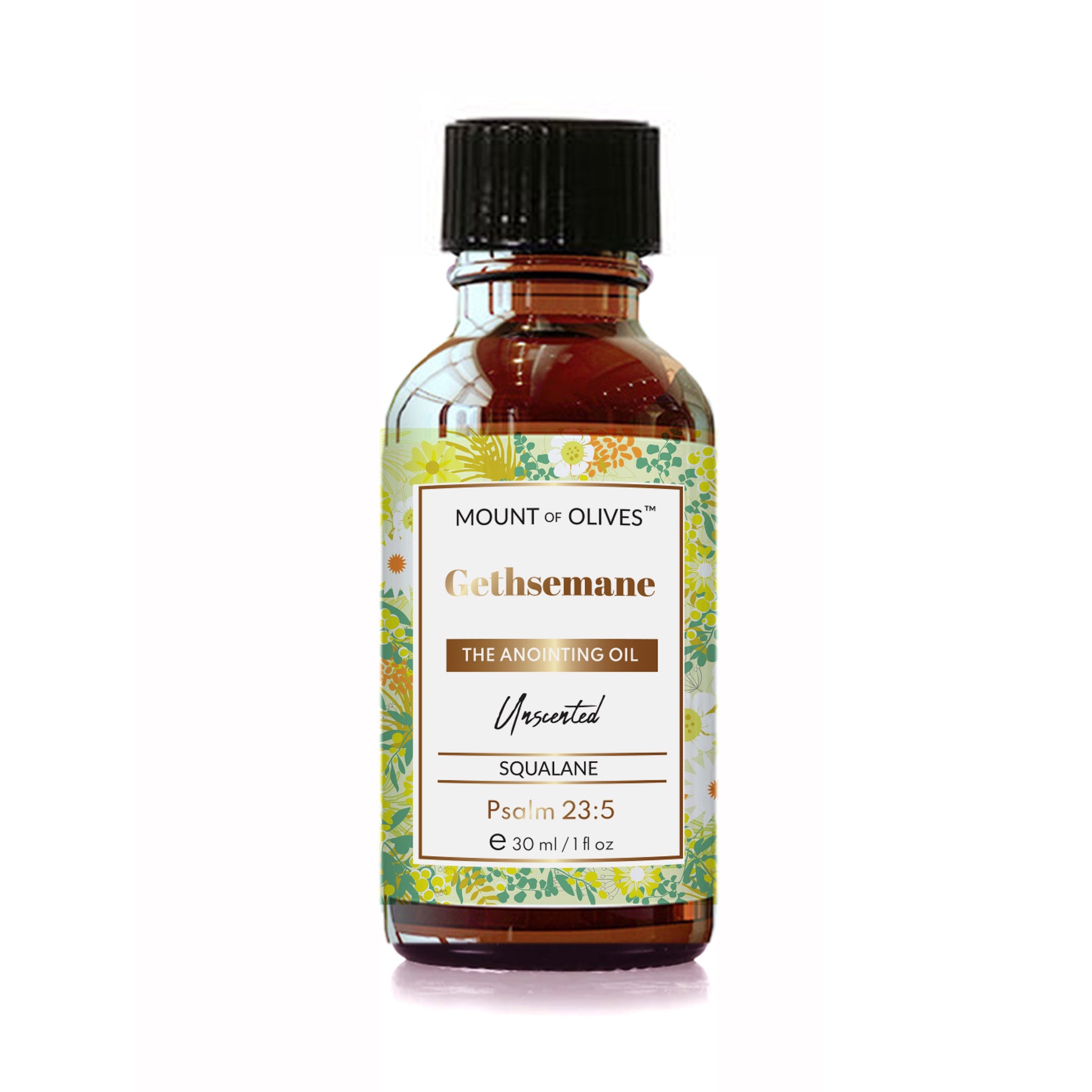 Gethsemane Anointing Oil (Unscented) With Cosmeceuticals Derived from Biblical Botanicals