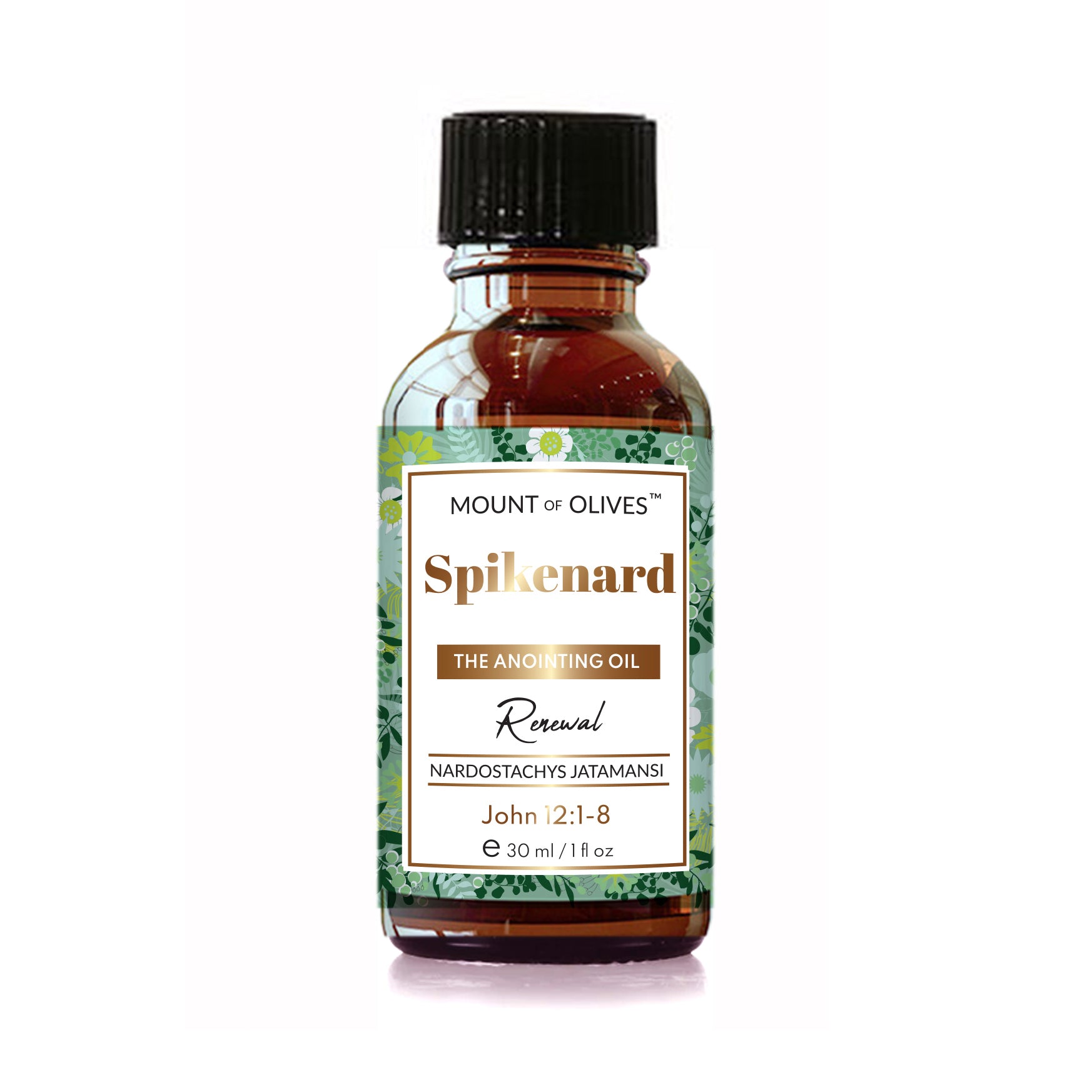 Spikenard Anointing Oil With Cosmeceuticals Derived from Biblical Botanicals