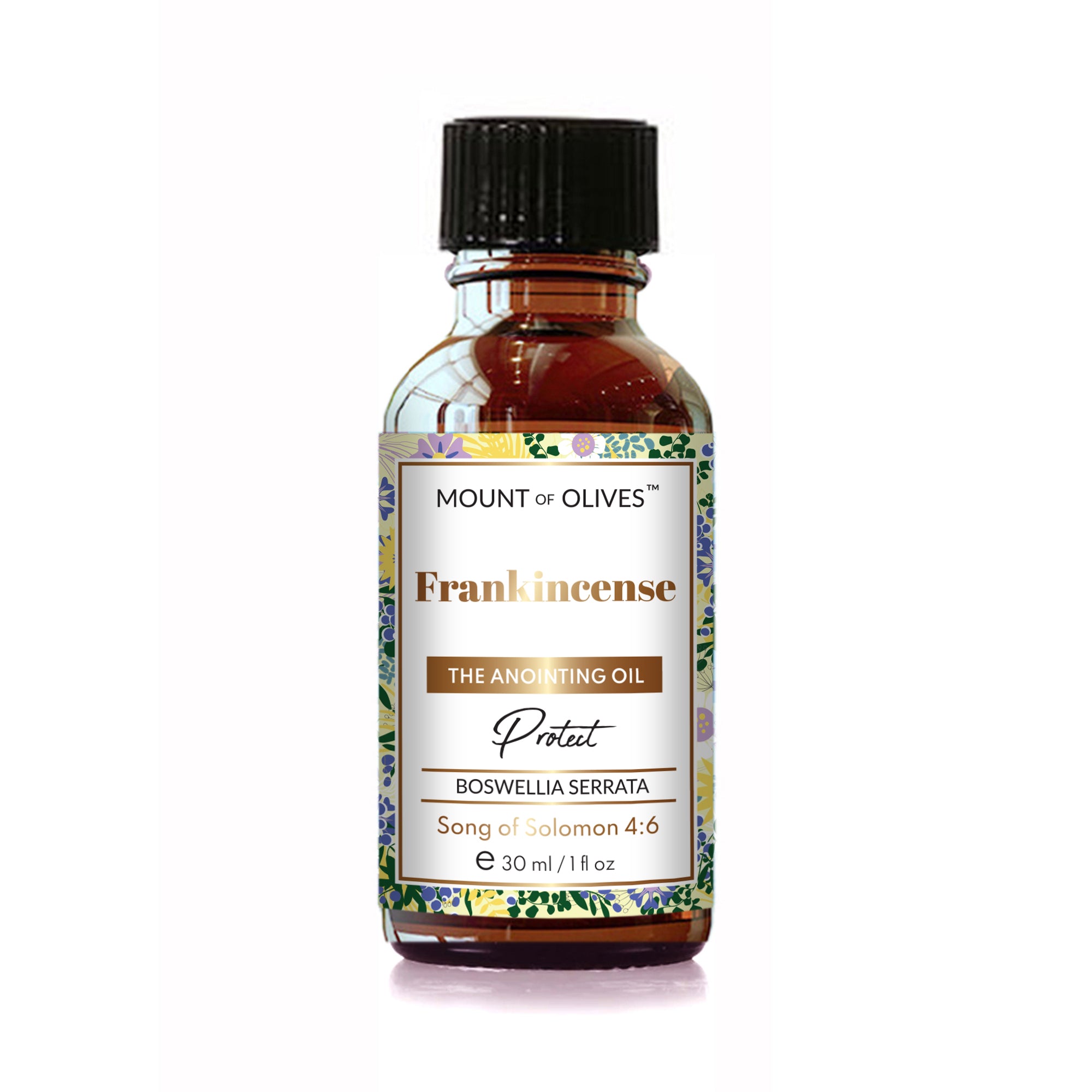 Frankincense Anointing Oil With Cosmeceuticals Derived from Biblical Botanicals