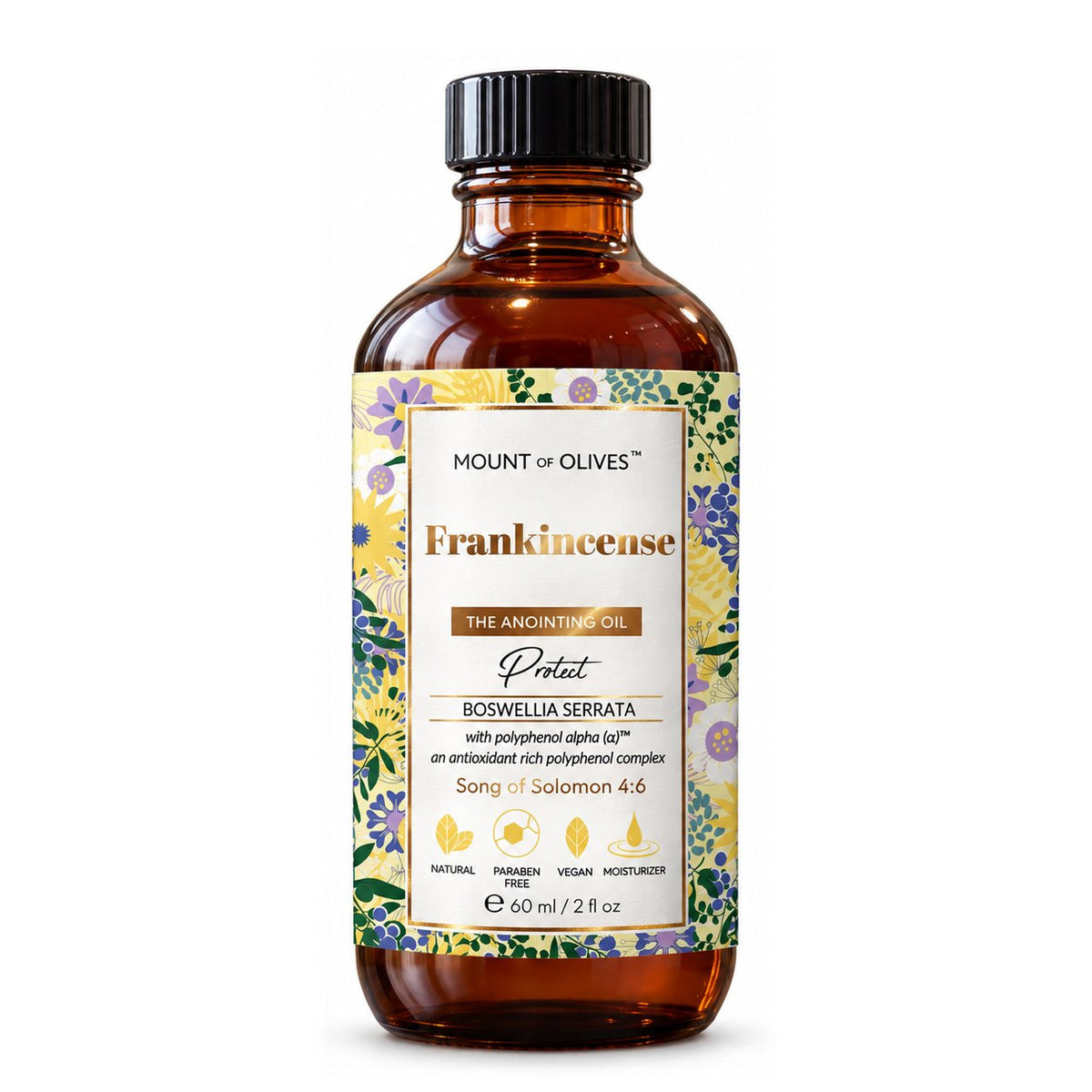 Mount of Olives Frankincense Anointing Oil, 2 fl oz bottle