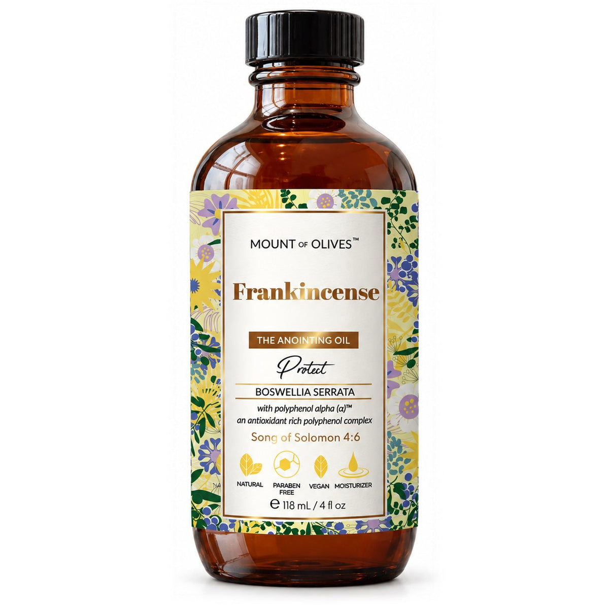 Mount of Olives Frankincense Anointing Oil, 4 fl oz bottle