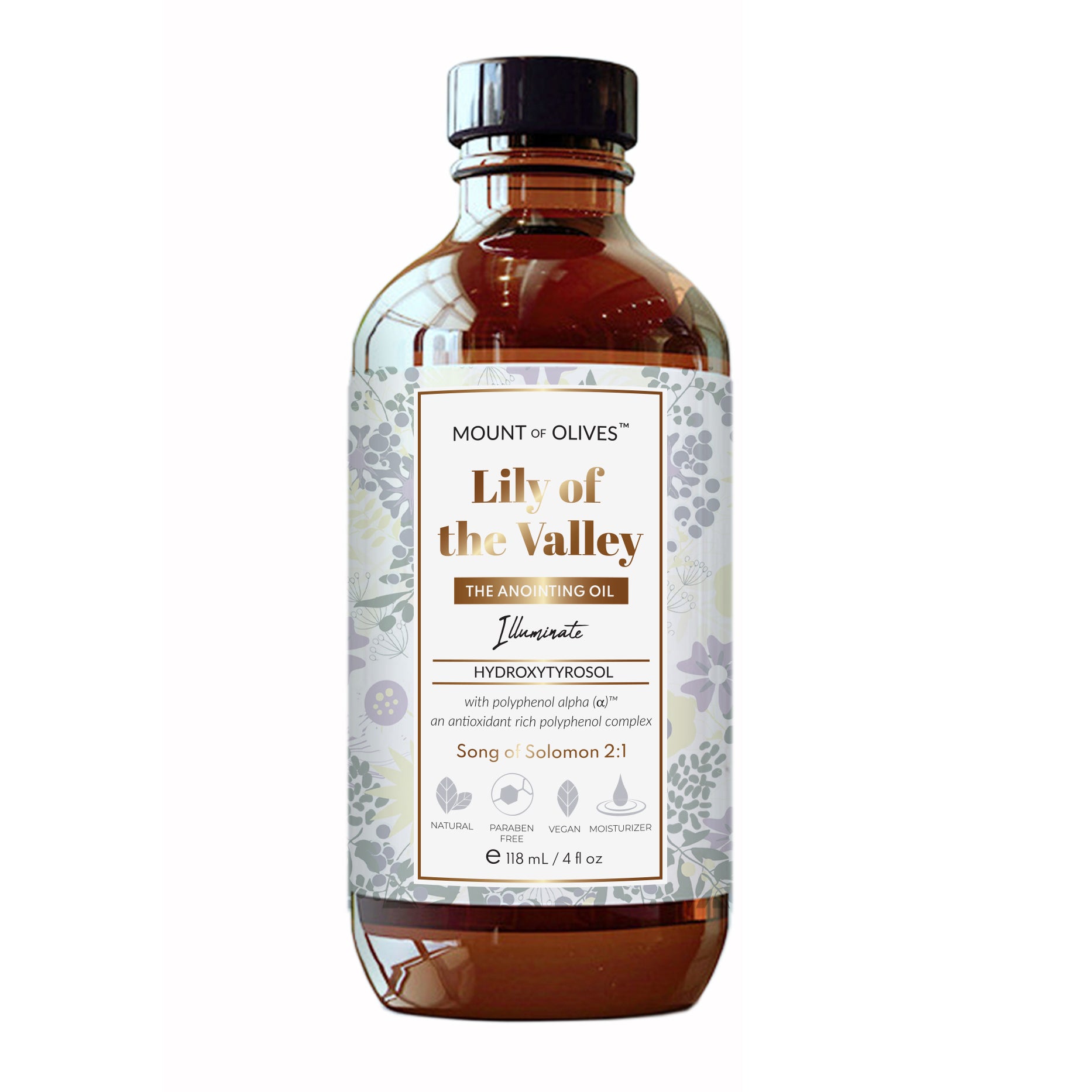 Lily of the Valley Anointing Oil With Cosmeceuticals Derived from Biblical Botanicals